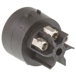 1 pcs - Male Connector Insert 4 Way for use with Mini Buccaneer Connector