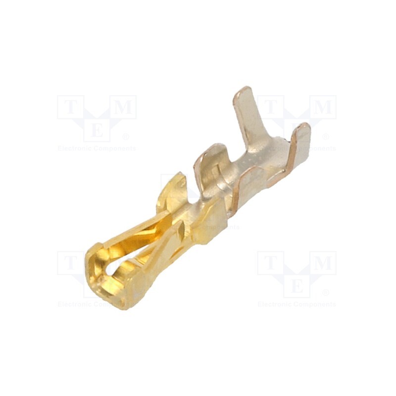 50 pcs : 77138-101LF - Contact, female, gold-plated, 30AWG÷26AWG, Minitek, cut from reel