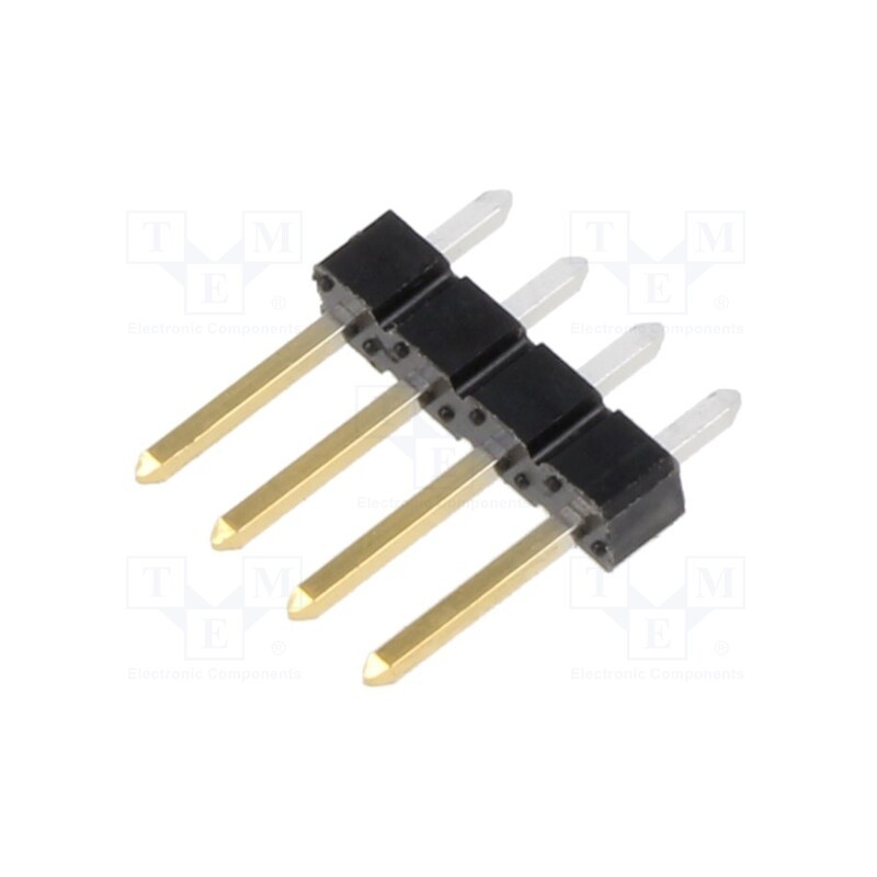 10 pcs : 77311-101-04LF - Pin header, pin strips, BERGSTIK, male, PIN: 4, straight, 2.54mm