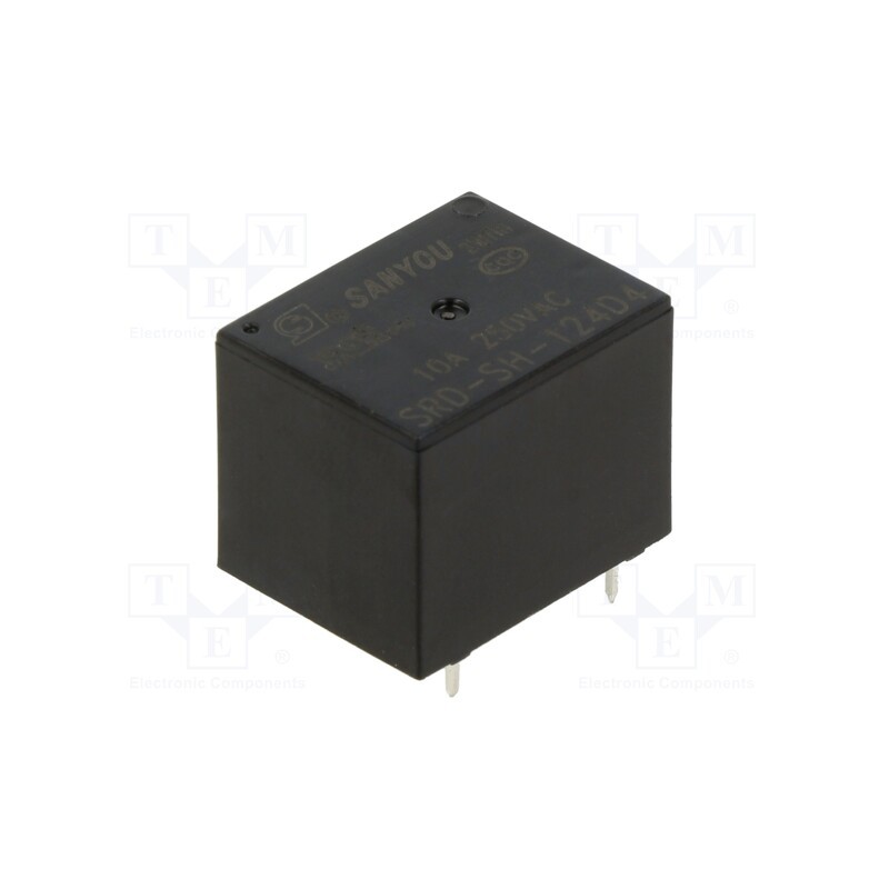 10 pcs : SRD-SH-124D4 - Relay: electromagnetic, SPDT, Ucoil: 24VDC, Icontacts max: 10A
