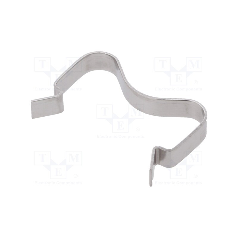 10 pcs : KC-196/TO-220 - Retaining spring, L: 18.3mm, H: 12.2mm, natural