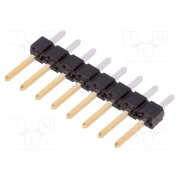 10 pcs : 77311-818-08LF - Pin header, pin strips, BERGSTIK, male, PIN: 8, straight, 2.54mm