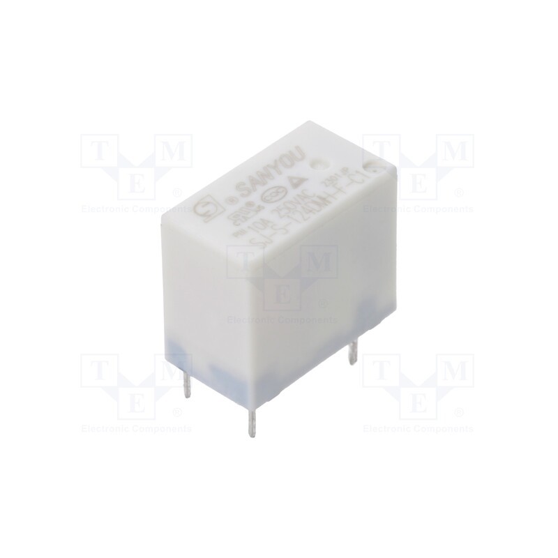 10 pcs : SJ-S-124DMH-C1 - Relay: electromagnetic, SPST-NO, Ucoil: 24VDC, Icontacts max: 12A