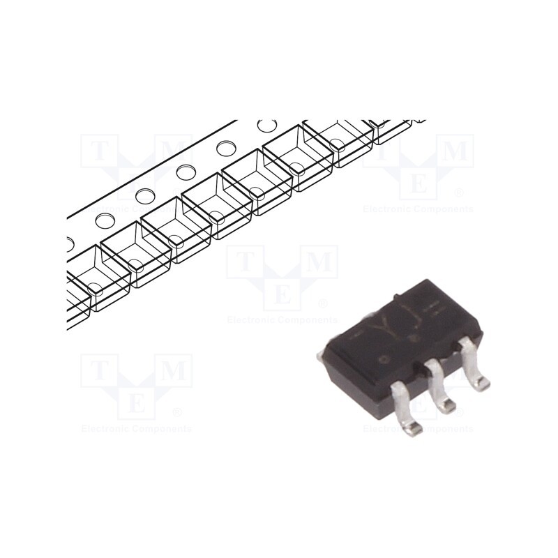 10 pcs : 74LVC1G3157GW,125 - IC: digital, demultiplexer,multiplexer, Ch: 2, CMOS,TTL, SMD, SC88