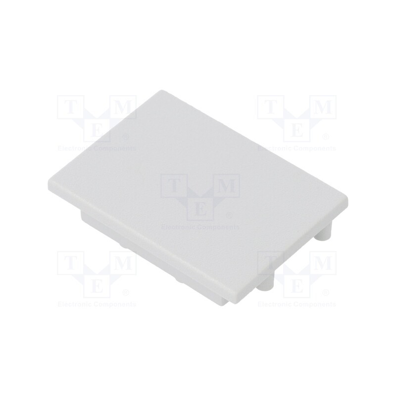 10 set : V4910022 -AS - Cap for LED profiles, grey, 2pcs, ABS, VARIO30-05