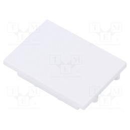 10 set : V4910001 -AS - Cap for LED profiles, white, 2pcs, ABS, VARIO30-05