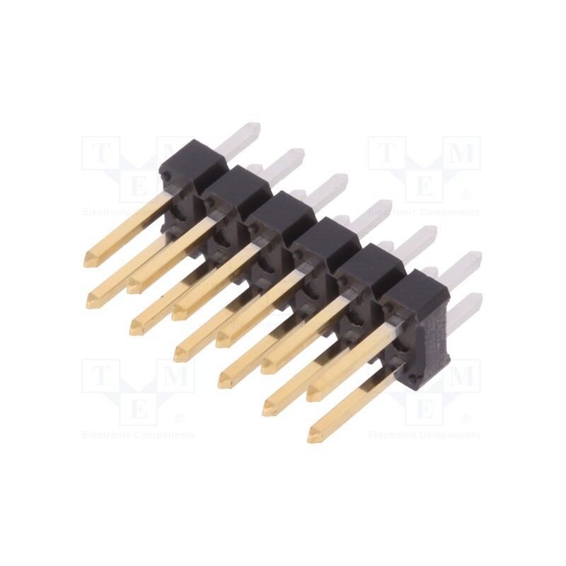 10 pcs : 77313-818-12LF - Pin header, pin strips, BERGSTIK, male, PIN: 12, straight, 2.54mm