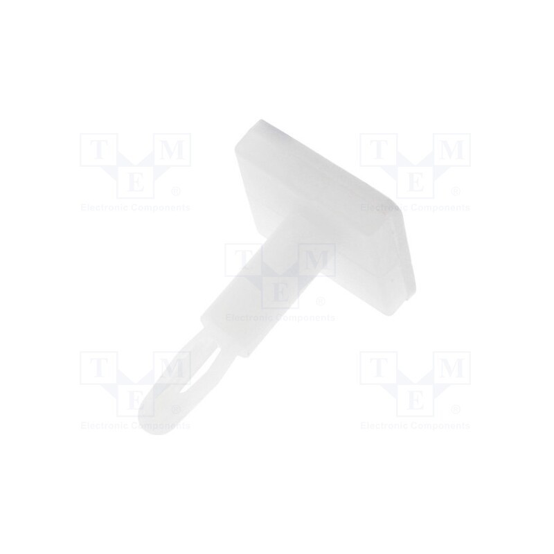 50 pcs : FIX-JSS-12.6 - PCB distance, polyamide, L: 12.6mm, self-adhesive, natural