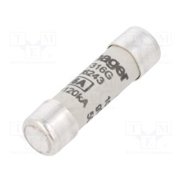 10 pcs : LF316G - Fuse: fuse, gG,time-lag, 16A, 500VAC, cylindrical,industrial