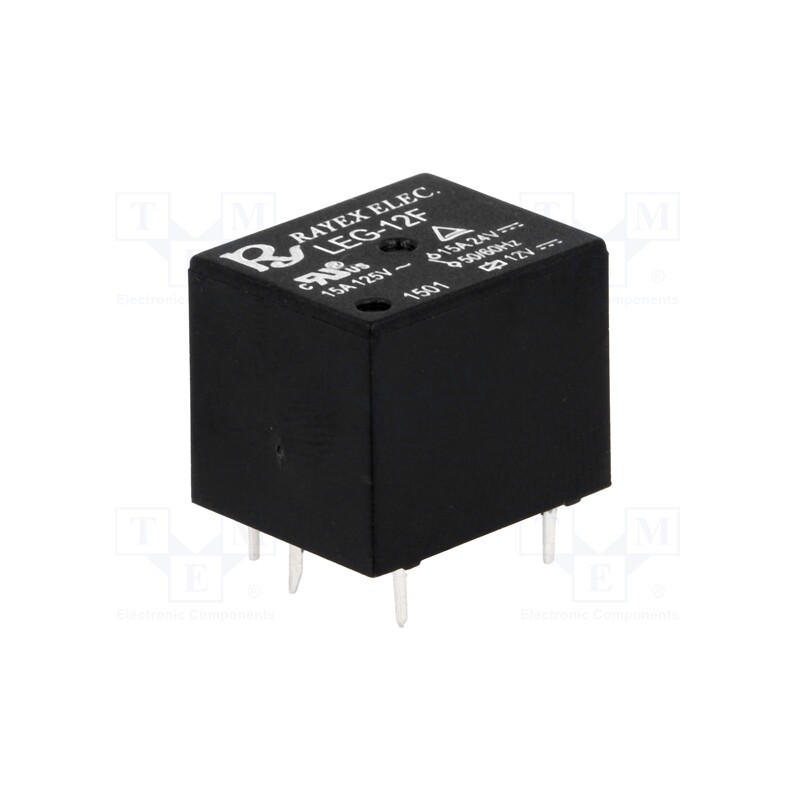 10 pcs : LEG-12F - Relay: electromagnetic, SPDT, Ucoil: 12VDC, Icontacts max: 15A