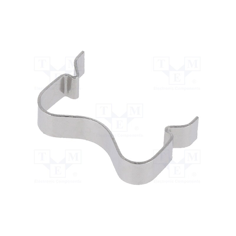 10 pcs : KC-196/SOT-32 - Retaining spring, L: 17.5mm, H: 11.2mm, natural