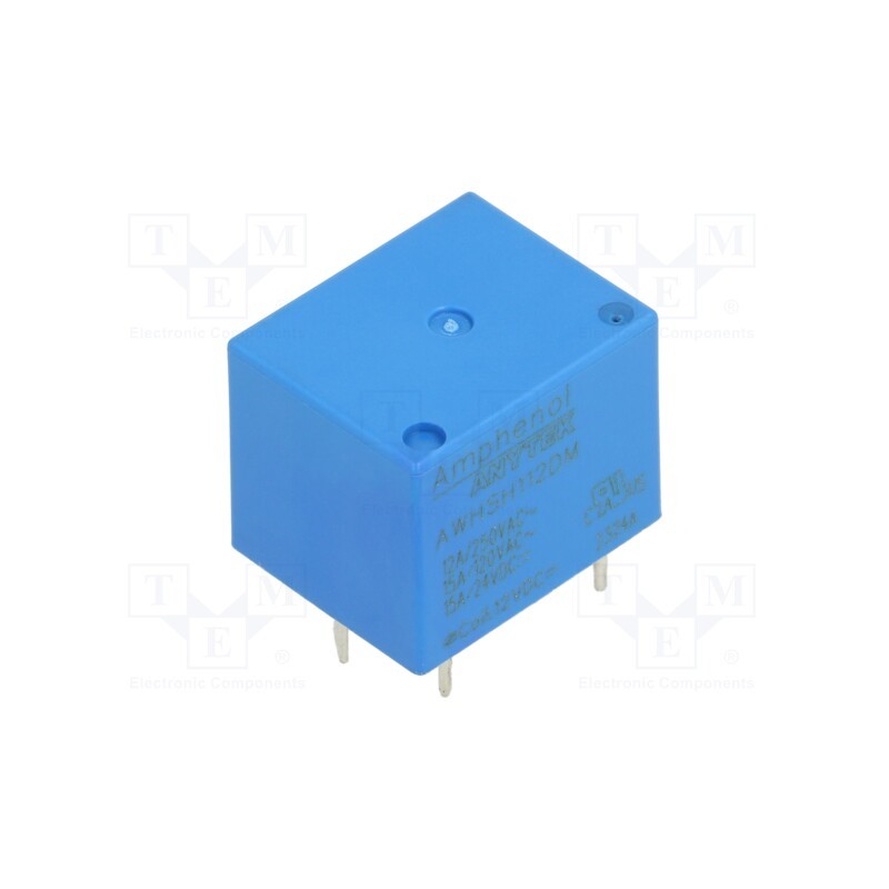 10 pcs : AWHSH112DM00G - Relay: electromagnetic, SPST-NO, Ucoil: 12VDC, 15A, 12A/250VAC
