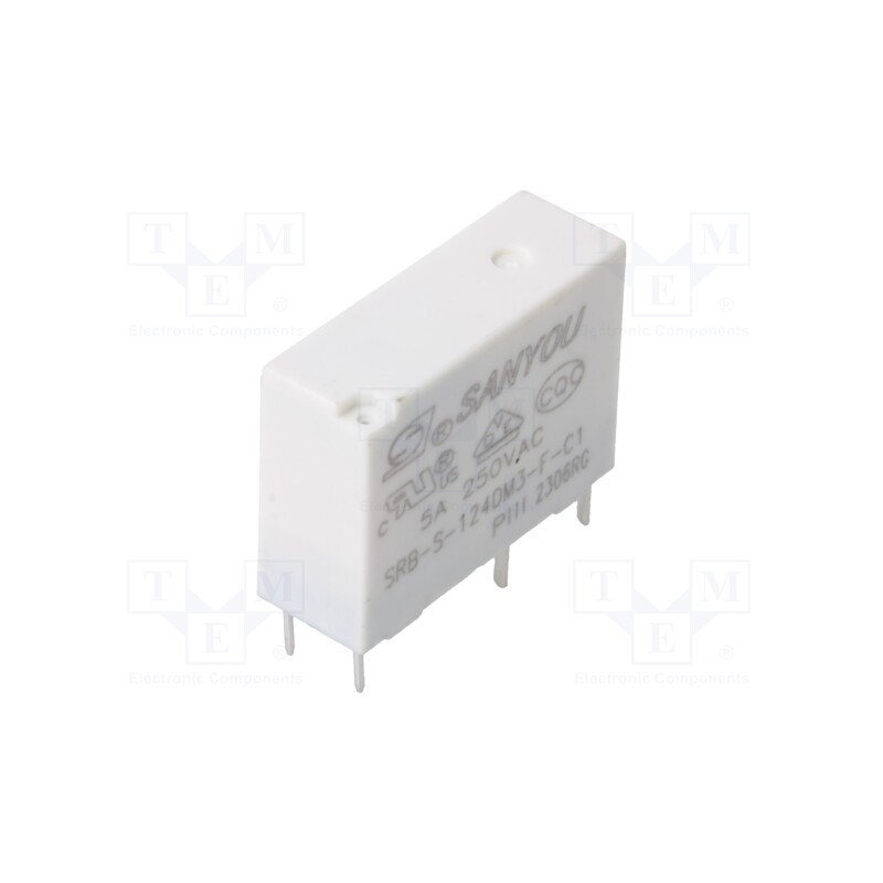10 pcs : SRB-S-124DM3-C1 - Relay: electromagnetic, SPST-NO, Icontacts max: 5A, 5A/277VAC