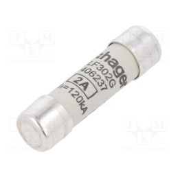 10 pcs : LF302G - Fuse: fuse, gG,time-lag, 2A, 500VAC, cylindrical,industrial