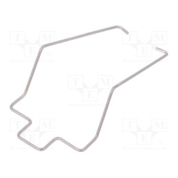 10 pcs : RXZ400 - Fastening clip, Series: RXM, metal, Zelio