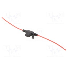 10 pcs : LPM-01B-18R - Fuse holder, 11mm, 10A, Leads: cables, -40÷85°C, 58V