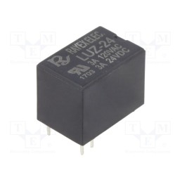 10 pcs : LUZ-24 - Relay: electromagnetic, SPDT, Ucoil: 24VDC, Icontacts max: 3A, THT
