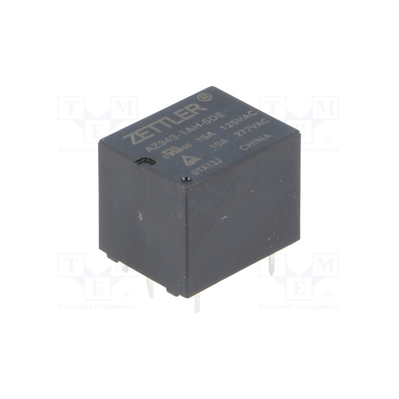 10 pcs : AZ943-1AH-5DE - Relay: electromagnetic, SPST-NO, Ucoil: 5VDC, 15A, 15A/125VAC, PCB