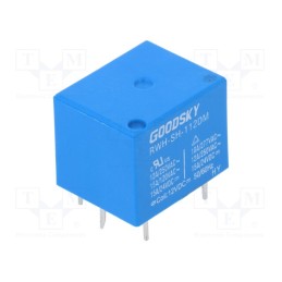 10 pcs : RWH-SH-112DM - Relay: electromagnetic, SPST-NO, Ucoil: 12VDC, 15A, 12A/250VAC