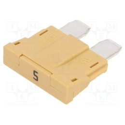 10 pcs : ANR58-UL-5A - Fuse: fuse, 5A, 250VAC, 58VDC, automotive, 19mm, UNIVAL