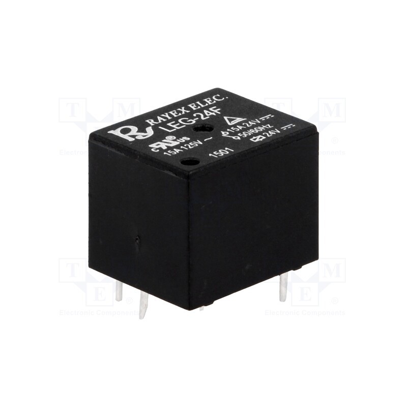10 pcs : LEG-24F - Relay: electromagnetic, SPDT, Ucoil: 24VDC, Icontacts max: 15A