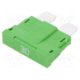 10 pcs : ANR58-UL-30A - Fuse: fuse, 30A, 250VAC, 58VDC, automotive, 19mm, UNIVAL