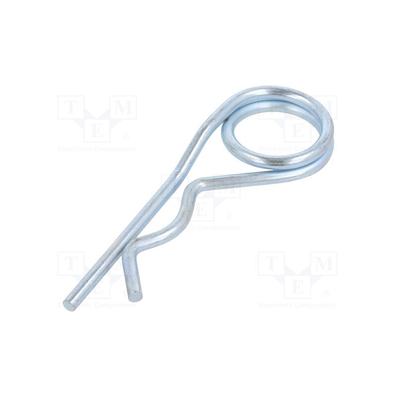 10 pcs : GN 1024-ST-4-D - Cotter pin, zinc-plated steel, Ø: 4mm, L: 94mm, Shaft dia: 17÷24mm