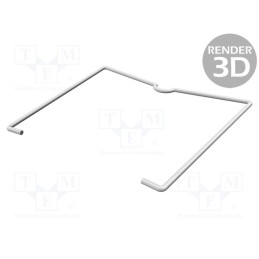 20 pcs : 1-1393161-9 - Fastening clip, Series: RPII/1