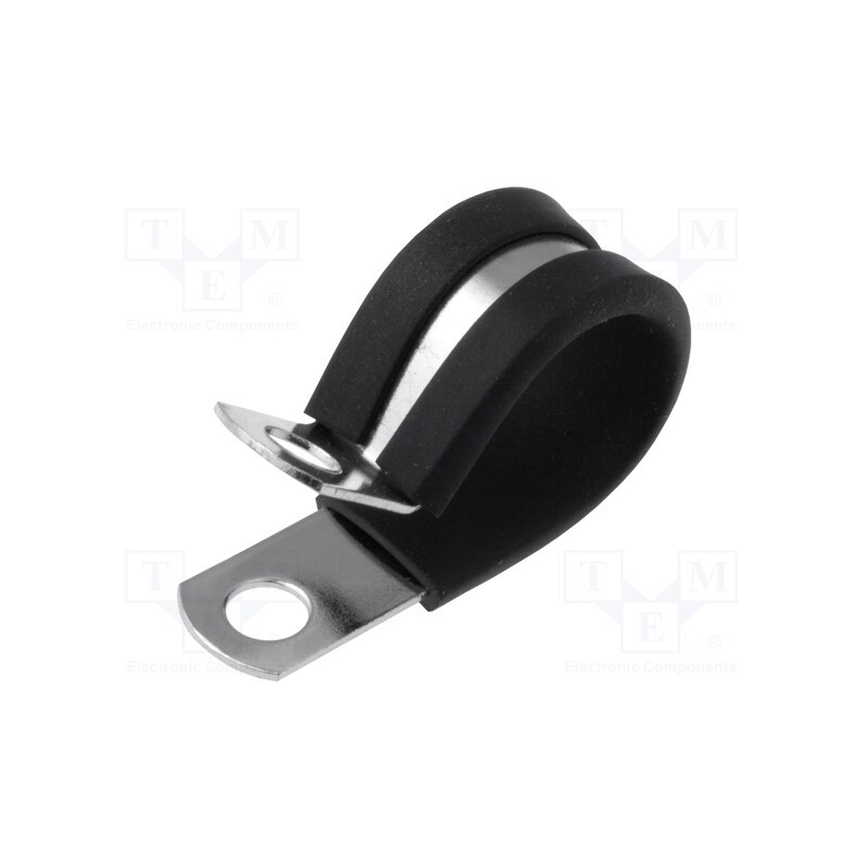 10 pcs : SPN-12 - Fixing clamp, ØBundle : 19.1mm, W: 12.7mm, steel