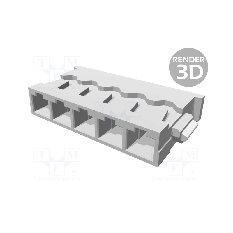 20 pcs : 781720005 - Plug, wire-board, female, 1.2mm, PIN: 5, for cable, -25÷85°C, 1.5A