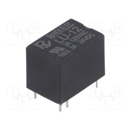 10 pcs : LU-12 - Relay: electromagnetic, SPDT, Ucoil: 12VDC, Icontacts max: 3A, THT
