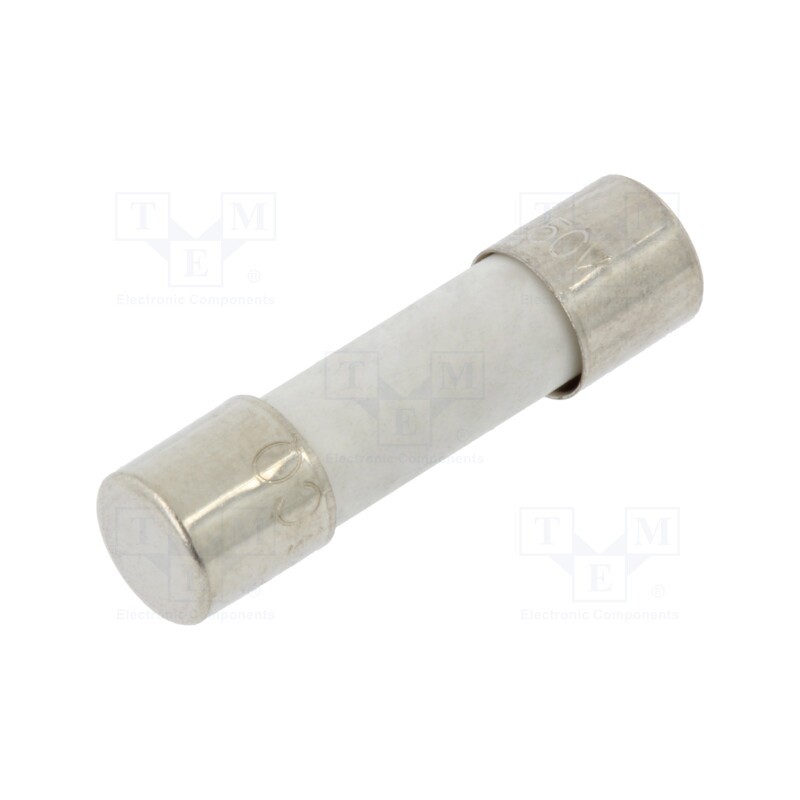 10 pcs : TCC-12A - Fuse: fuse, time-lag, 12A, 250VAC, ceramic, 5x20mm, brass, bulk