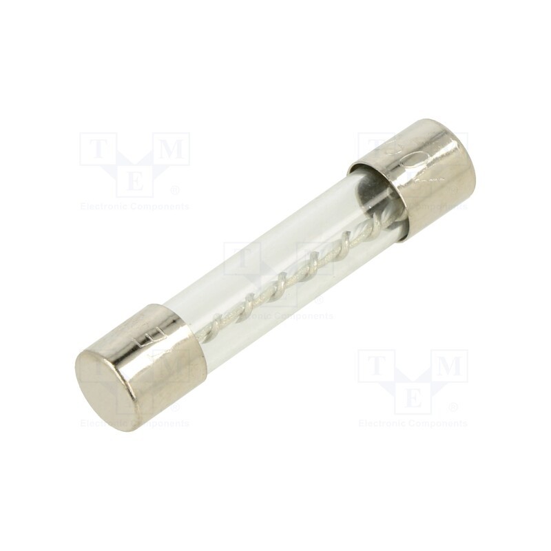 10 pcs : TSA-25A - Fuse: fuse, time-lag, 25A, 32/250VAC, glass, 6.3x32mm, brass, TSA
