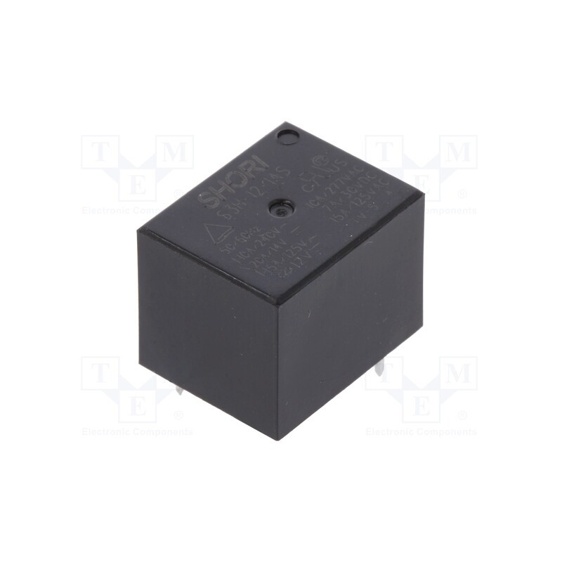 10 pcs : S3H-12-1AS - Relay: electromagnetic, SPST-NO, Ucoil: 12VDC, Icontacts max: 15A