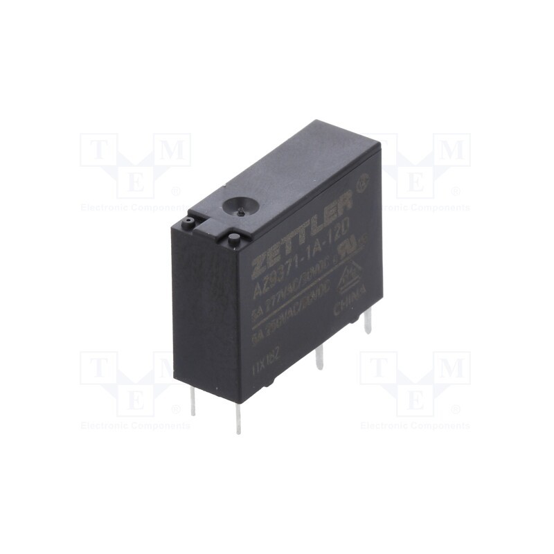 10 pcs : AZ9371-1A-12D - Relay: electromagnetic, SPST-NO, Ucoil: 12VDC, 5A, 5A/250VAC, PCB