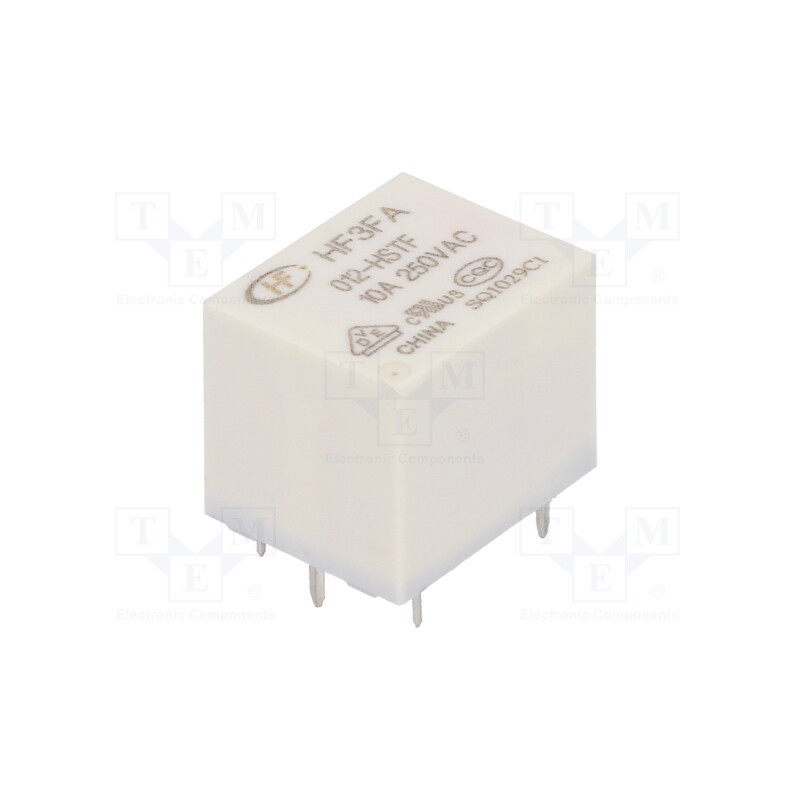 10 pcs : HF3FA/012-HSTF - Relay: electromagnetic, SPST-NO, Ucoil: 12VDC, 15A, 10A/277VAC