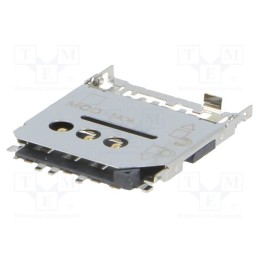 10 pcs : 788000001 - Connector: for cards, Micro SIM, shielded,push-push, SMT, PIN: 6