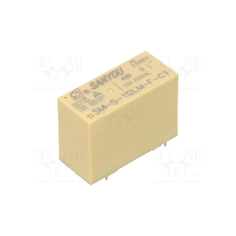 10 pcs : SMI-S-112LM-C1 - Relay: electromagnetic, SPST-NO, Ucoil: 12VDC, Icontacts max: 12A