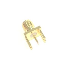 1 pcs - RS PRO, jack Edge Mount SMA Connector, 50Ω, Solder Termination, Straight Body