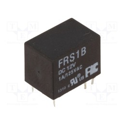 10 pcs : FRS1-B-DC12 - Relay: electromagnetic, SPDT, Ucoil: 12VDC, Icontacts max: 1A, PCB