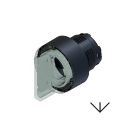 1 pcs - RS PRO 3 Position Selector Switch Head, 22.5mm Cutout, Transparent Handle