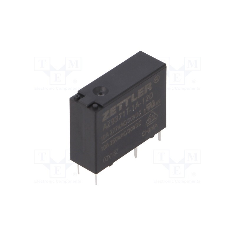 10 pcs : AZ9371T-1A-12D - Relay: electromagnetic, SPST-NO, Ucoil: 12VDC, 10A, 10A/250VAC