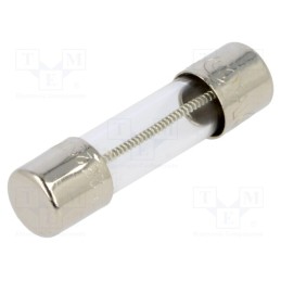 50 pcs : 5ET-2-R - Fuse: fuse, time-lag, 2A, 250VAC, cylindrical,glass, 5x20mm, brass