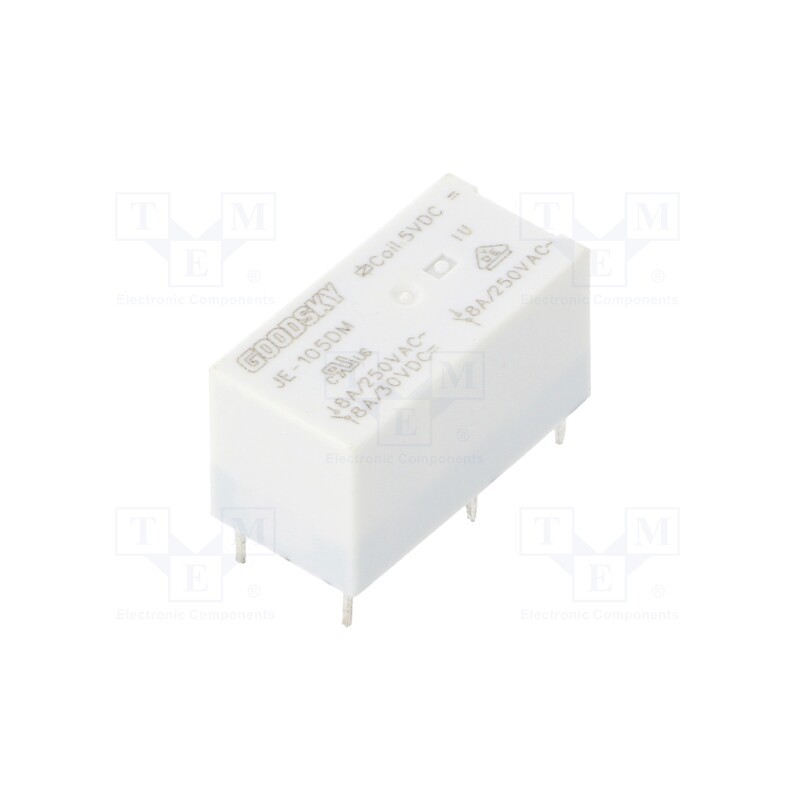 10 pcs : JE-105DM - Relay: electromagnetic, SPST-NO, Ucoil: 5VDC, Icontacts max: 8A