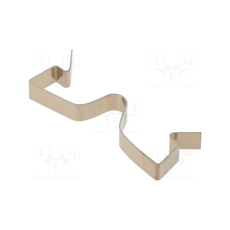 10 pcs : KC-195 - Retaining spring, L: 44mm, H: 16.3mm, natural