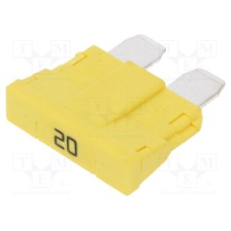 10 pcs : ANR58-UL-20A - Fuse: fuse, 20A, 250VAC, 58VDC, automotive, 19mm, UNIVAL