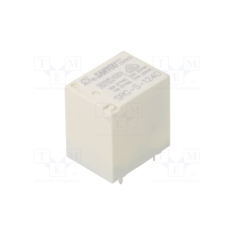 10 pcs : SRG-S-124D - Relay: electromagnetic, SPDT, Ucoil: 24VDC, Icontacts max: 20A