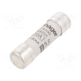 10 pcs : LF410G - Fuse: fuse, gG, 10A, 690VAC, cylindrical,industrial, 14x51mm