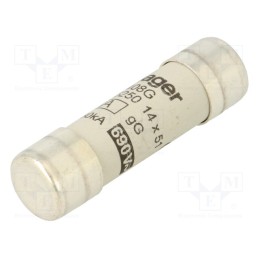 10 pcs : LF408G - Fuse: fuse, gG, 8A, 690VAC, cylindrical,industrial, 14x51mm