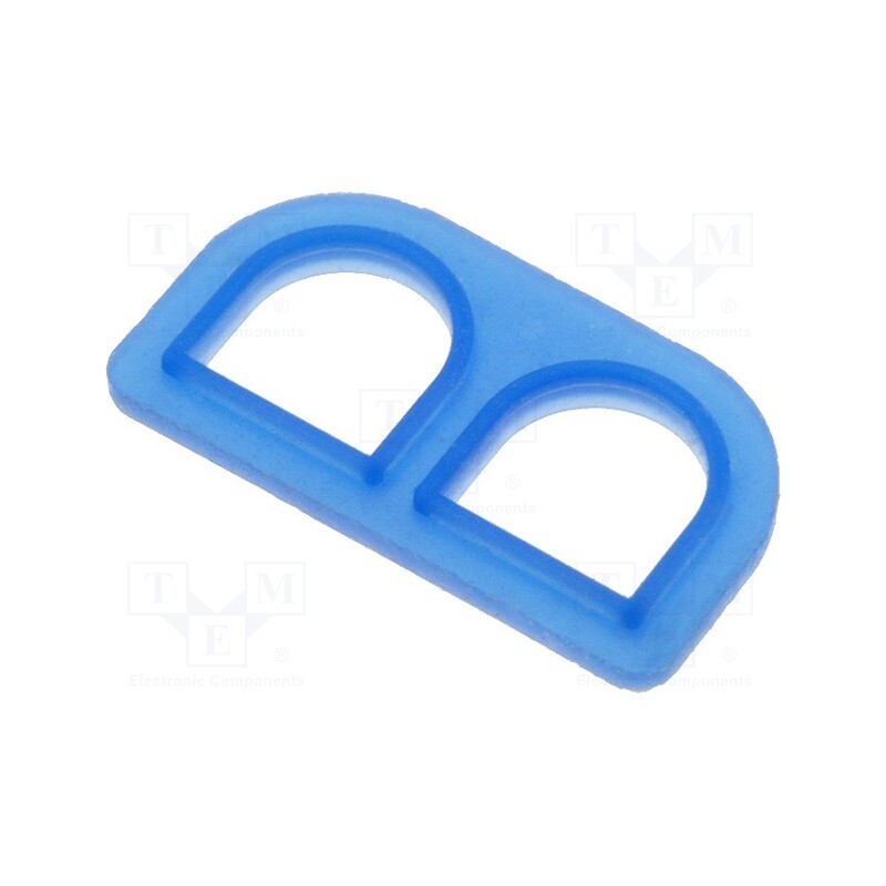 20 pcs : 794269-1 - Profile gasket, Universal MATE-N-LOK, 6.35mm, PIN: 2, Layout: 1x2